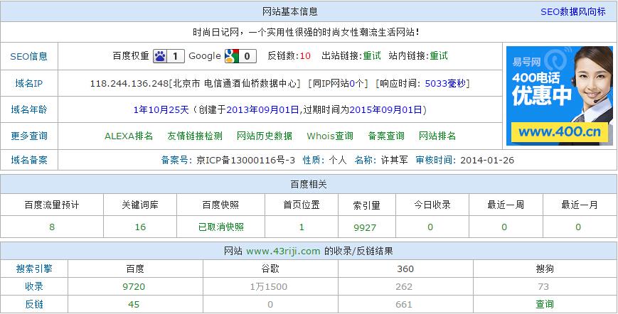 站长之家之站长工具的使用技巧